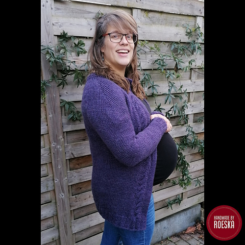 Tunisian Simple Cable Cardigan - Roeska Blankevoort