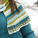 Asymmetrical Striped Shawl pattern 