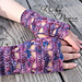 Midnight Shadows Fingerless Gloves pattern 