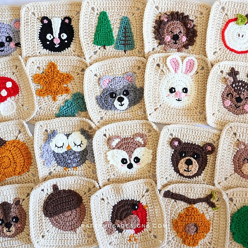 Woodland Granny Squares