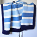 Navy Stripes Baby Blanket pattern 