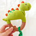 Dinosaur Baby Rattle pattern
