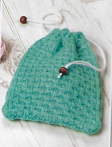 Ravelry: Practical Drawstring Bag pattern by Louise McCarney