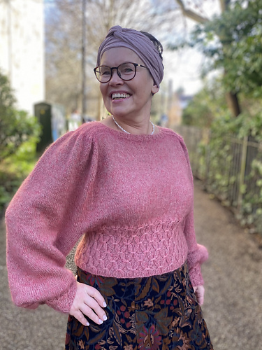 Ravelry: Smocked Saddle Shoulder Sweater pattern by Raimonda