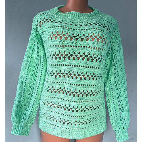 Jade Lattice Sweater