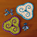 Triskelion Celtic Coaster 2 pattern 