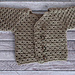 Crochet Baby Overlap Cardigan pattern 