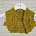 Mustard Spring Bolero cardigan pattern 