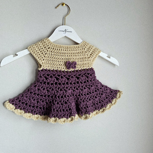 Butterfly Crochet baby Dress