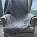 Raven's Cabled Throw pattern 