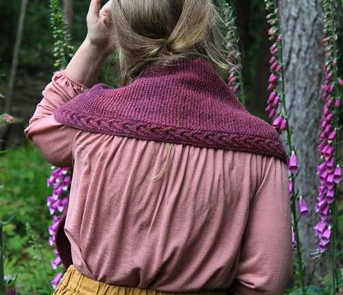 Hverdagsselskapssjal - Ravijennaknits