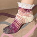 Dusty Faded socks pattern 