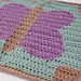 Butterfly Wings Preemie Blanket pattern 