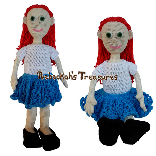 Ravelry "Style Me" Dolly Skirt pattern by Rebeckah Ferger