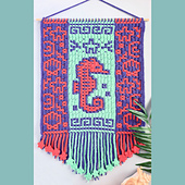 Worsted weight Banner 3-color version