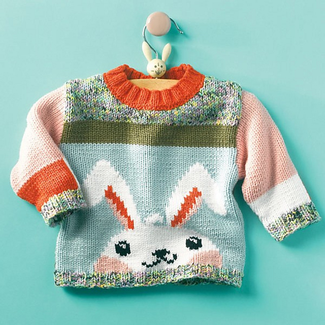 Ravelry: Rabbit Sweater pattern by Phildar Design Team