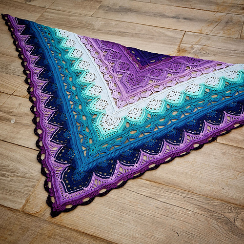 Ceylon Tea Shawl r/crochet