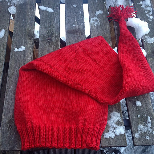 Lang nisselue - til voksen - Rekkehuset