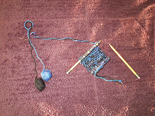 Pencil-Knit Coffee Cozy photo 2