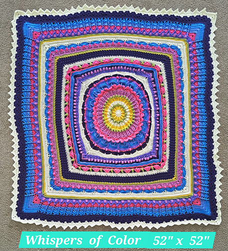 Whispers of Color Throw photo 2
