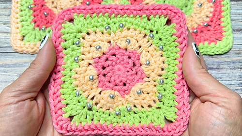 Beaded Blossoms Motif