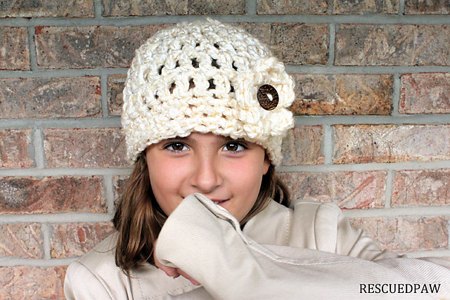 Ravelry: Chunky Button Flower Crochet 