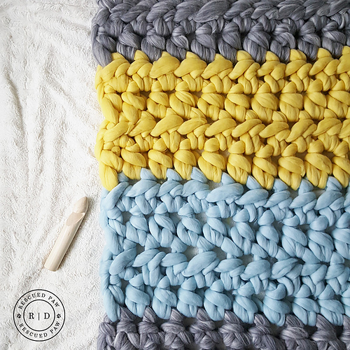 Ravelry Big Stitch Extreme Blanket pattern by Krista Cagle