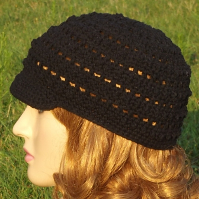 Ravelry Bead and Lace Hat pattern by Rhelena