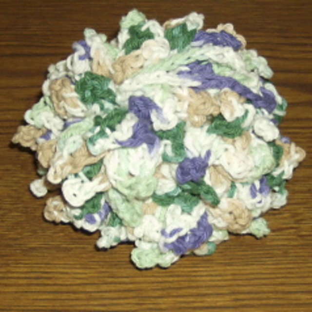 Ravelry Crochet Bath Scrubbie pattern by Rhelena