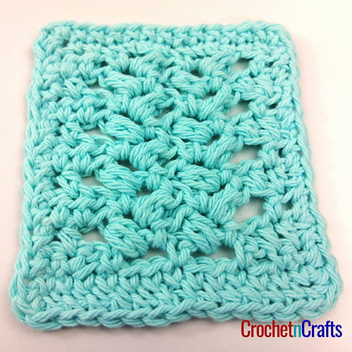 Puff Stitch Placemat, Dishcloth and Coaster Set photo 5