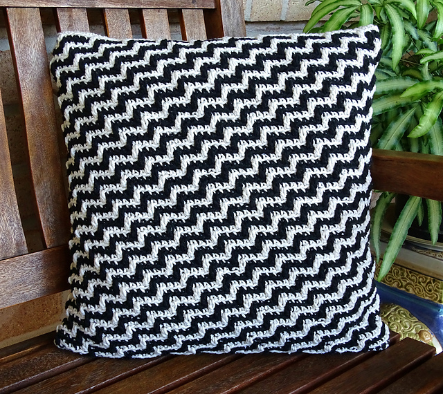 zigzag cushions