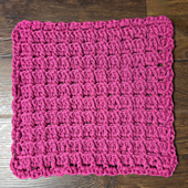 Simple Ridges Dishcloth