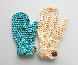 Easy-On Mittens Pattern
