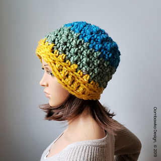 Norah Hat Pattern by Rhondda Mol @oombawkadesigncrochet #HolidayStashdown #CALCentralCrochet