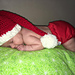 Baby Santa Nightcap Hat pattern 