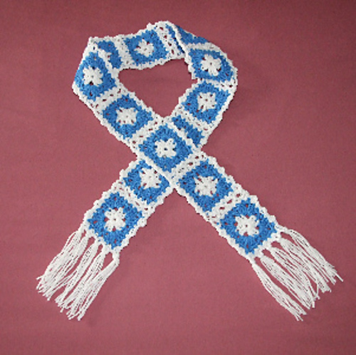 Granny Square Scarf #50181 photo 4