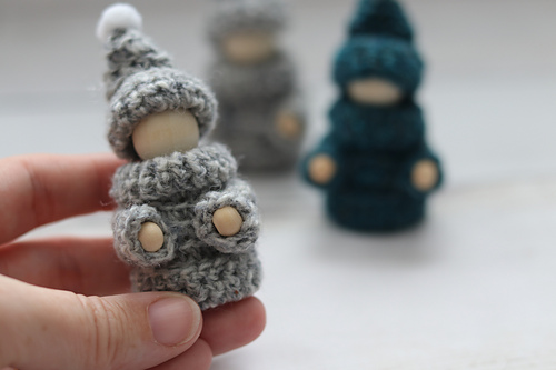 Ravelry: Wooden People Ornament pattern by Rich Textures Crochet