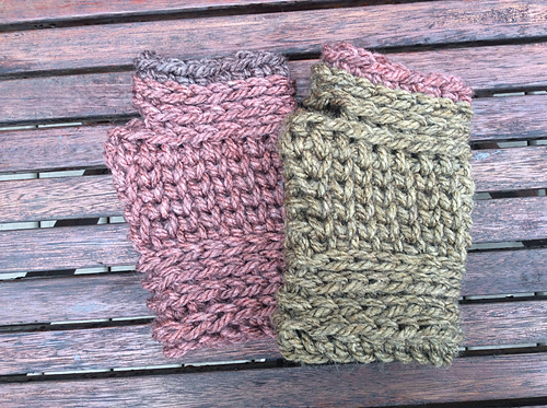 Ginger Spice Fingerless Gloves photo 2