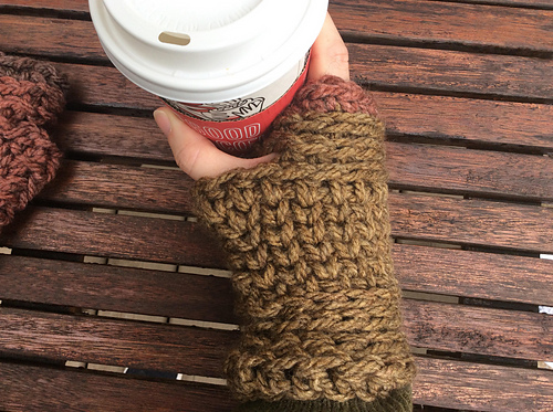 Ginger Spice Fingerless Gloves photo 1