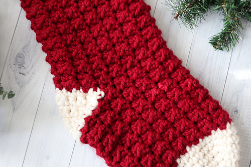 Cranberry Christmas Stocking photo 3