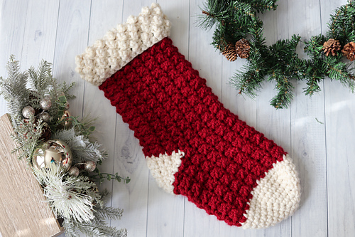 Cranberry Christmas Stocking photo 1