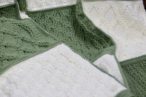 Crazy for Cables Blanket photo 10