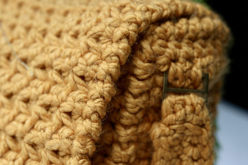 Crossbody Messenger Bag - Rich Textures Crochet