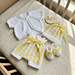 "Rosebud" 4 piece summer set pattern 