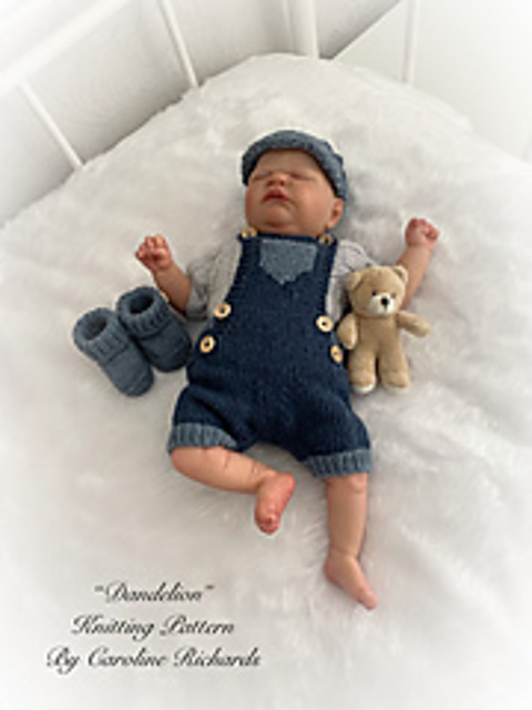 "Dandelion" 4 piece baby/ reborn outfit