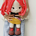 Pink hair Kpop doll pattern