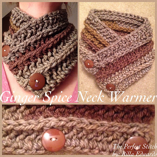 Ginger Spice Neck Warmer & Hat photo 4