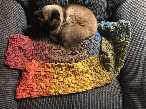 2079YT - BASKETWEAVE Scarf photo 3