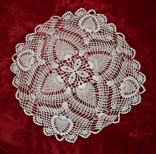 Flowering Pine Doily #D-122 photo 2