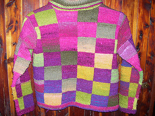 Y-506A Patch Work Sweater 다른 모습 1